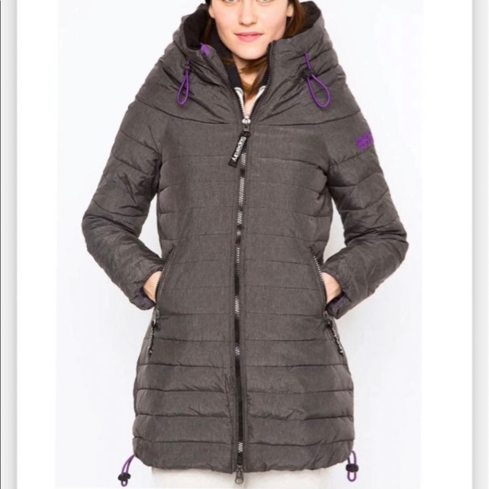 SUPERDRY down puffer jacket - size S